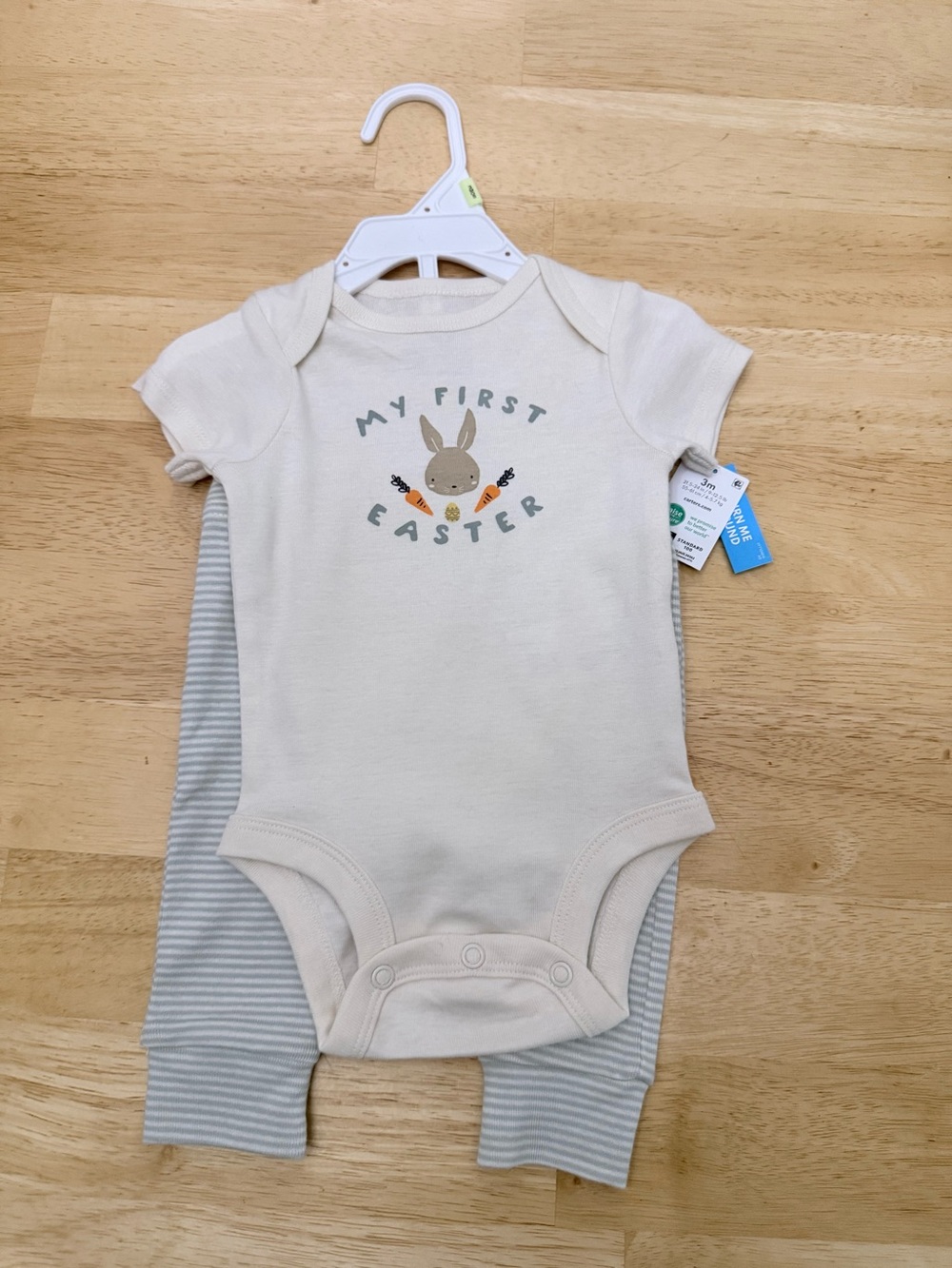 New Carter’s My First Easter Baby Newborn 3 months Two Piece Outfit